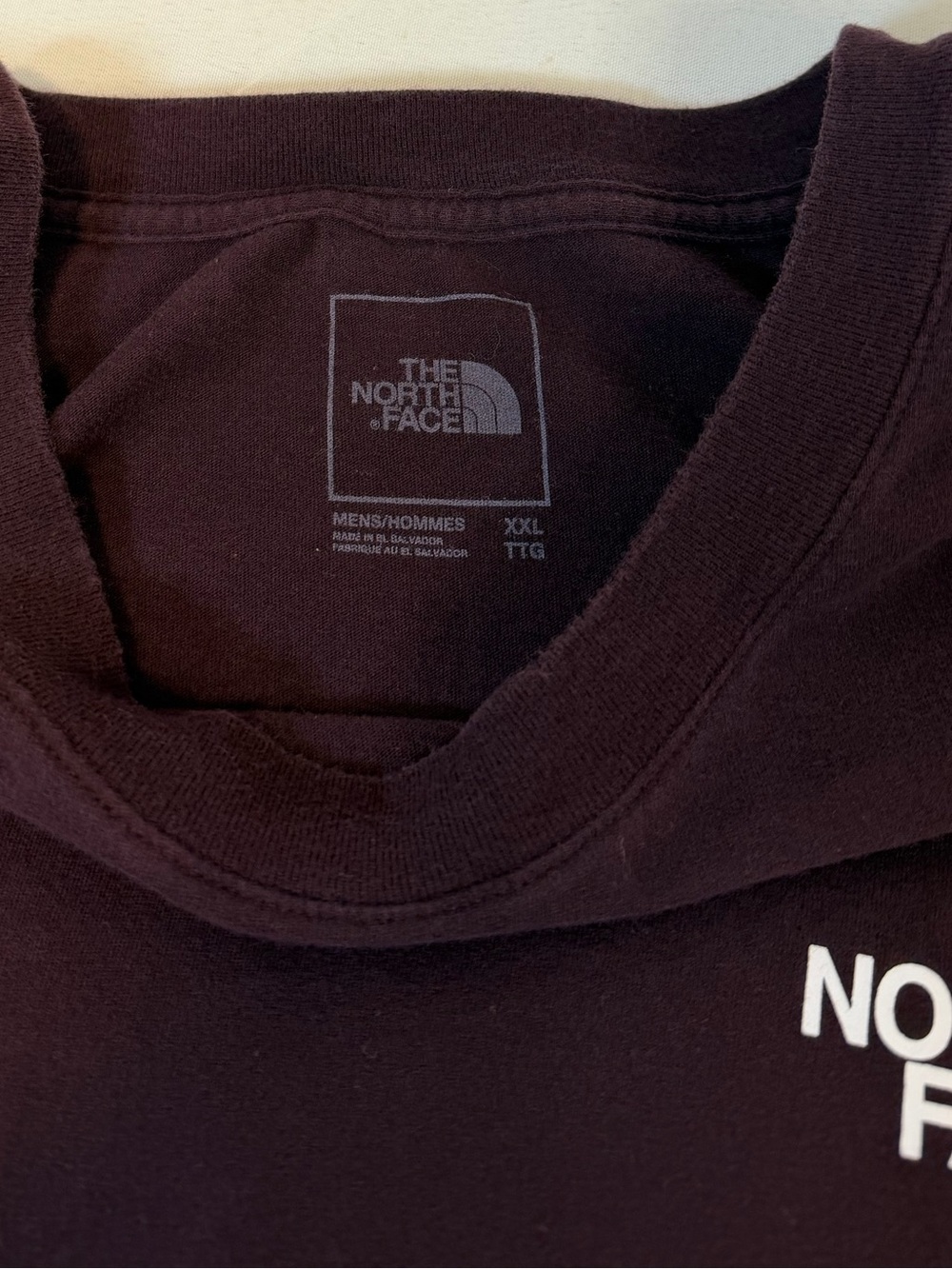 The North Face Men's Box NSE Short Sleeve T-Shirt Dark Purple Size XXL - Picture 4 of 5